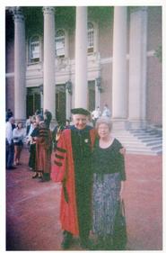Dean Alfange, Jr. '50 and his wife Barbara at the induction ceremony